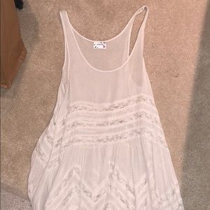 Free People Voile and Lace Trapeze Slip